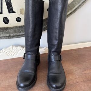 Frye Veronica Slouch Boots - Black - Size 8B